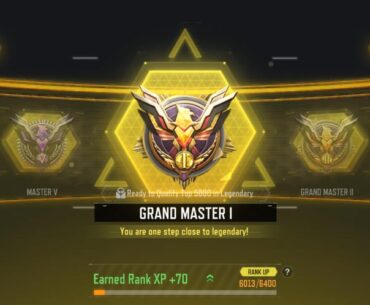 First time reaching Grand Master