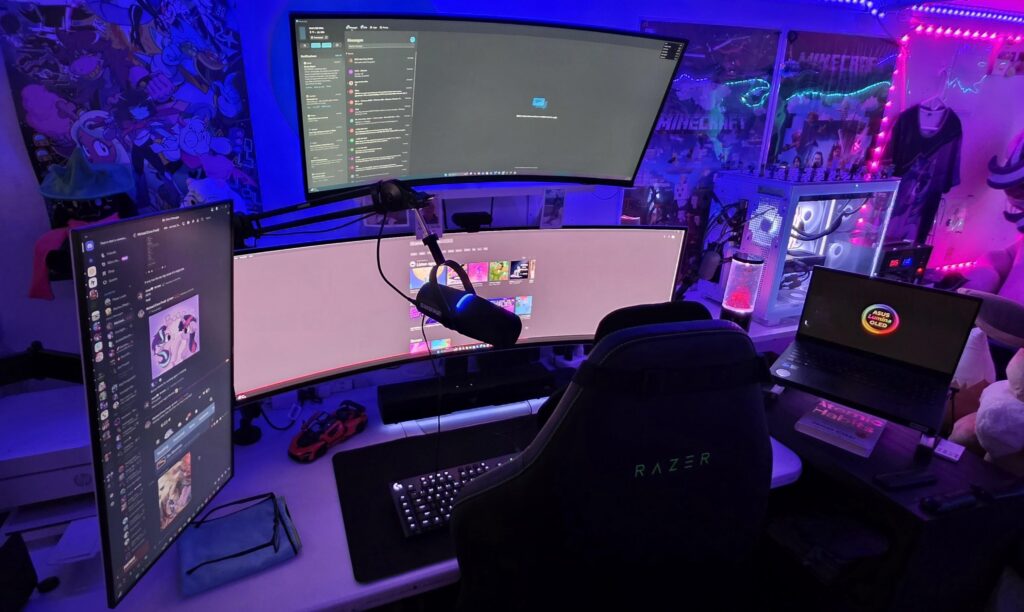 My battle station! Inside a car trailer lol