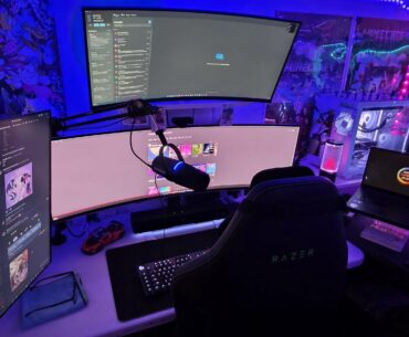 My battle station! Inside a car trailer lol