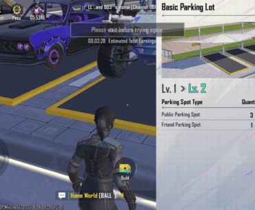 Why only one roommate can level up the Parking Lot?