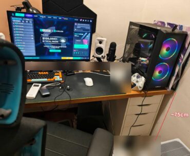 Added Embody gaming chair to my battle station, not what I expected...