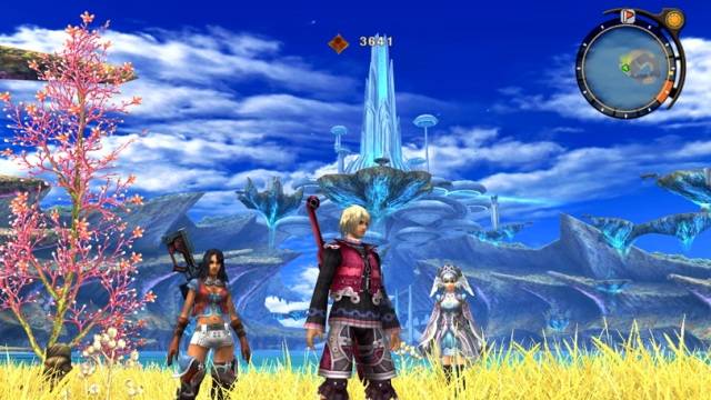 Screenshot of Xenoblade Chronicles 3D.