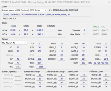 DDR5 timings tightening or aim for higher bus