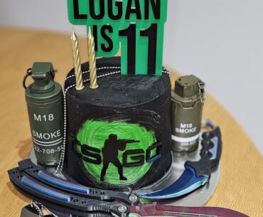My son's birthday today. He's been playing since he was 10. How'd mum do with the cake?