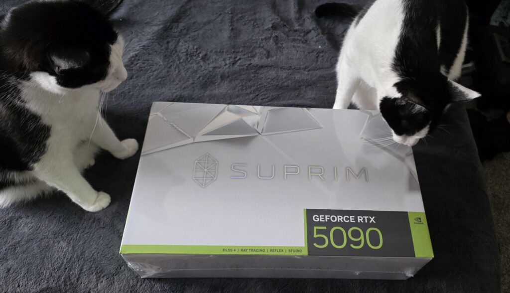 New hardware arrived today, had to have it inspected by my supurrvisors.