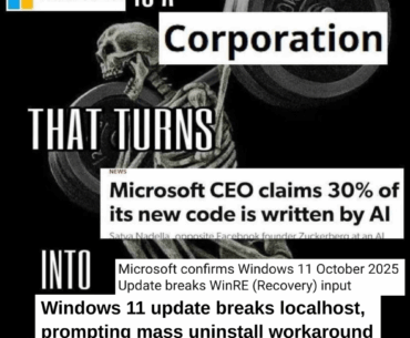 They break everything
