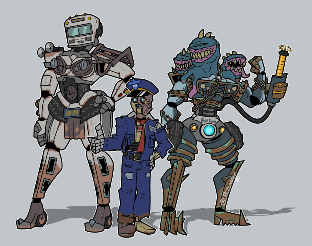 T.E.D.D. & His Lovely Ladies (Art by @Retconner on Twitter) T.E.D.D. & His Lovely Ladies (Art by @Retconner on Twitter)