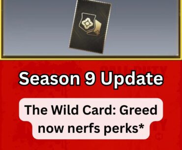 This is how every Greed Wild Card perk is nerfed (incl. Martyrdom 😮) after the Season 9 Update.