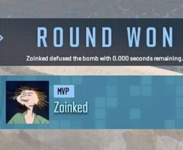 I defused the bomb at 0.000 seconds left