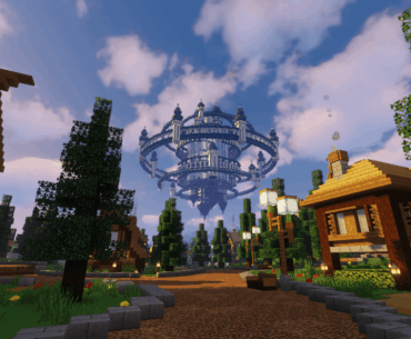 I just completed this floating castle in Minecraft survival...really happy with it!