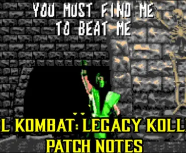 Legacy Kollection patch notes for new update to lower input lag, improve online and more