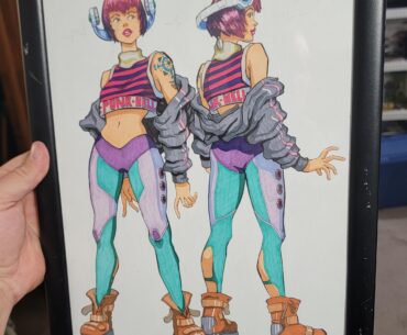 My brother in law gifted me this drawing he did and I thought the group my dig it as well