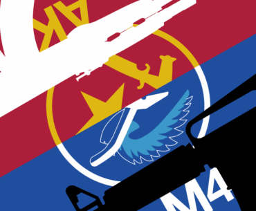 "When the flashbang hits, and the enemies are near the site. Better grab your Maverick Carbine.

And counter their strike.