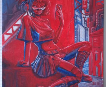 An acrylic painting I did