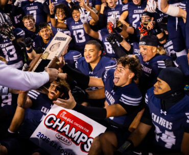 Utah High School football championships Corner Canyon Chargers...