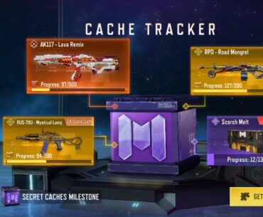 Is the cache tracker event permanent?