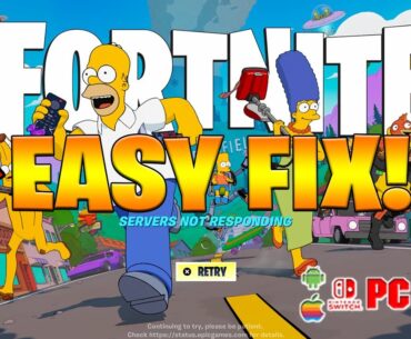 Why Fortnite Servers Is Down Log in? (How to fix Fortnite Update Servers Down Offline!) PLAY NOW!