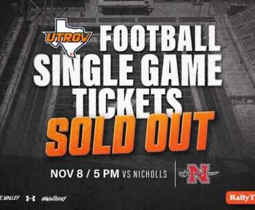 Saturday's Football Game Sold Out