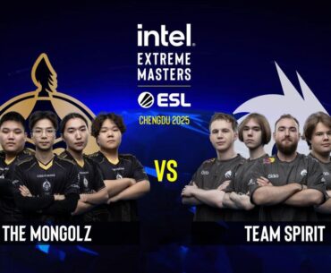 The MongolZ vs. Spirit - IEM Chengdu 2025 - Group Stage - BO3 - MN cast