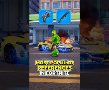 I made the most popular references in Fortnite