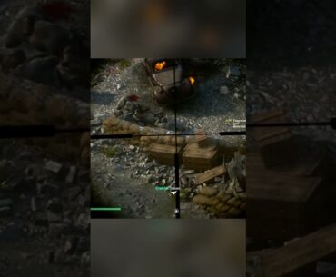 CALL of duty world war 2 Sniping scene #shorts #sniping #gaming #firstpersonshooter