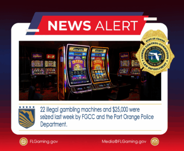 Florida regulators seize 22 illegal gaming machines in Port Orange