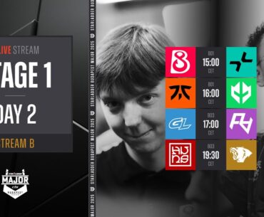 English Stream B | #StarLadder Budapest Major 2025 - Stage 1 - Day 2