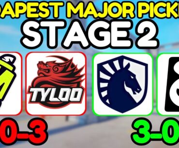 DIAMOND Budapest Major STAGE 2 PICKEMS (CS2 StarLadder Major Predictions)