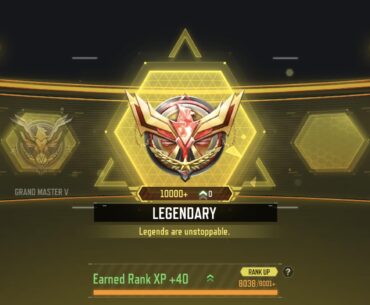 I just got legendary for the first time!