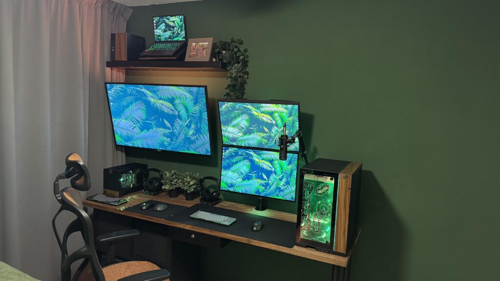 My nature themed gaming/bedroom