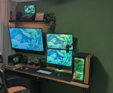 My nature themed gaming/bedroom