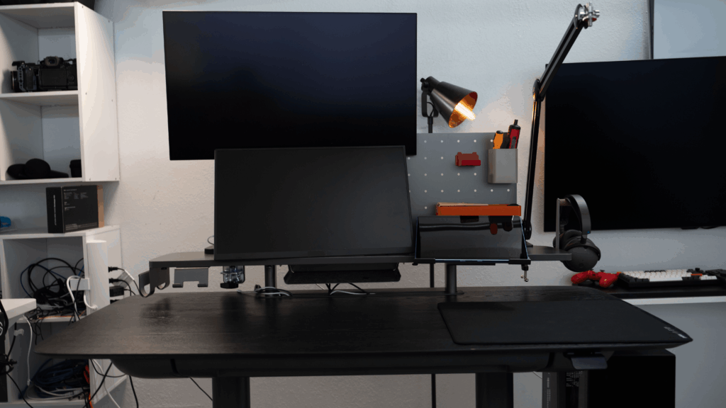 Standing desk setup