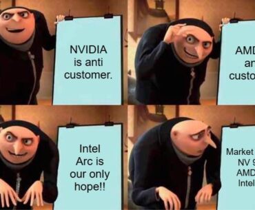 Just buy from the third competitor GODDAMNIT, you are not helping GPU market at all if you stick with that two villains.