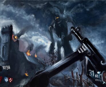 I made an oil painting of Bo3 Origins