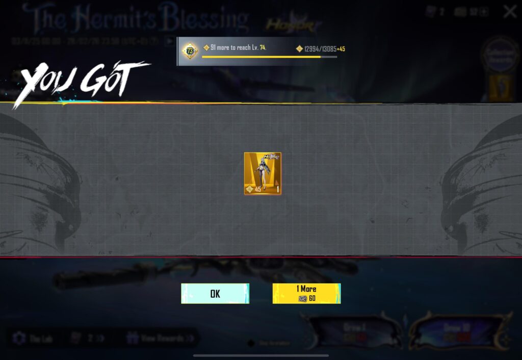 10 uc luck 🍀 thanks pubg 😂 only drawn 4 times before this, this was the 5th day 😂