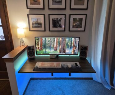 Finally made the wife a permanent desk setup.