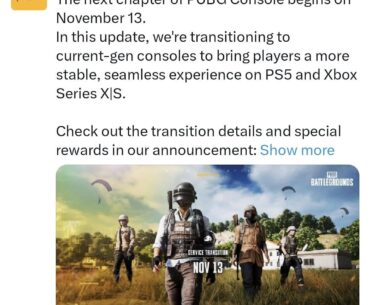 PUBG coming to PS5 and Series X/S