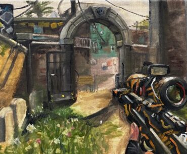 [Bo2] I made an oil painting of Slums