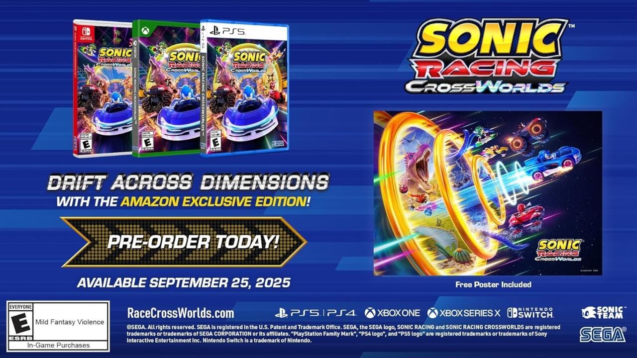 Sonic Racing: CrossWorlds Amazon Exclusive Edition