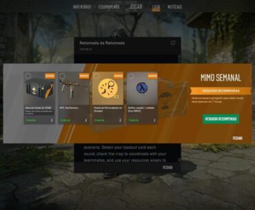 I got a weapon case on weekly drop