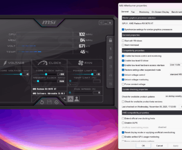 Why am I unable to increase core voltage on my RX 9070 XT Gaming Edition OC? MSI Afterburner