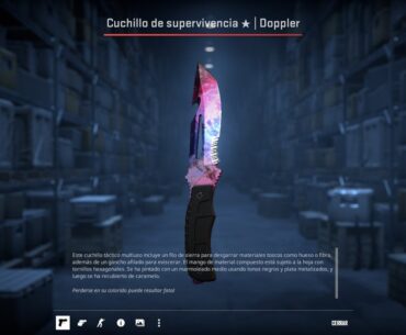 Survival Knife Doppler FN