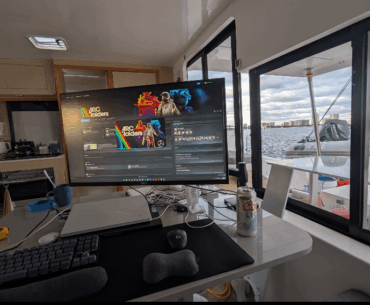 POV from my off-grid battlestation