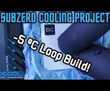 Did my 14900k subzero water chiller loop