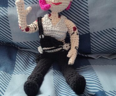 I crocheted my favorite character from the game, Judy