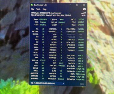96GB 6400 Kit tuned down to 6200