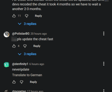 Cheat provider uploading fully legit/'quality' CS news content to indirectly promote their cheats. I just realized when reading the comments of those sad individuals.