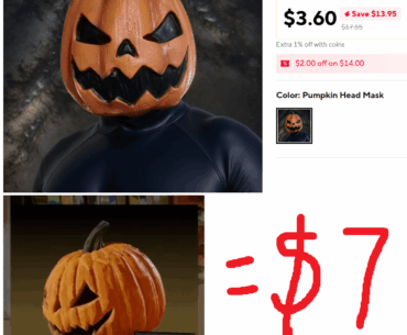 We live in a world where a real halloween mask delivered to your door is CHEAPER than in a video game