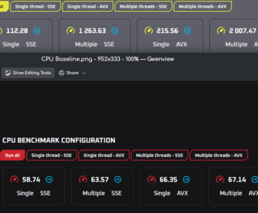 Before and after first stable Intel or Linux overclock