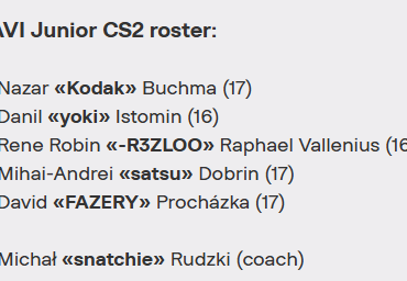 NAVI announce new NAVI Junior roster